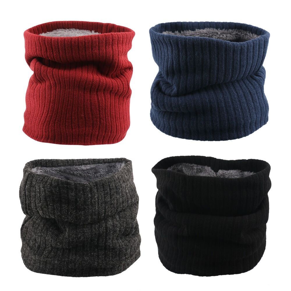 Neck Gaiter Fleece - 부드러운 소재의 남녀공용 방풍 칼라 스카프,