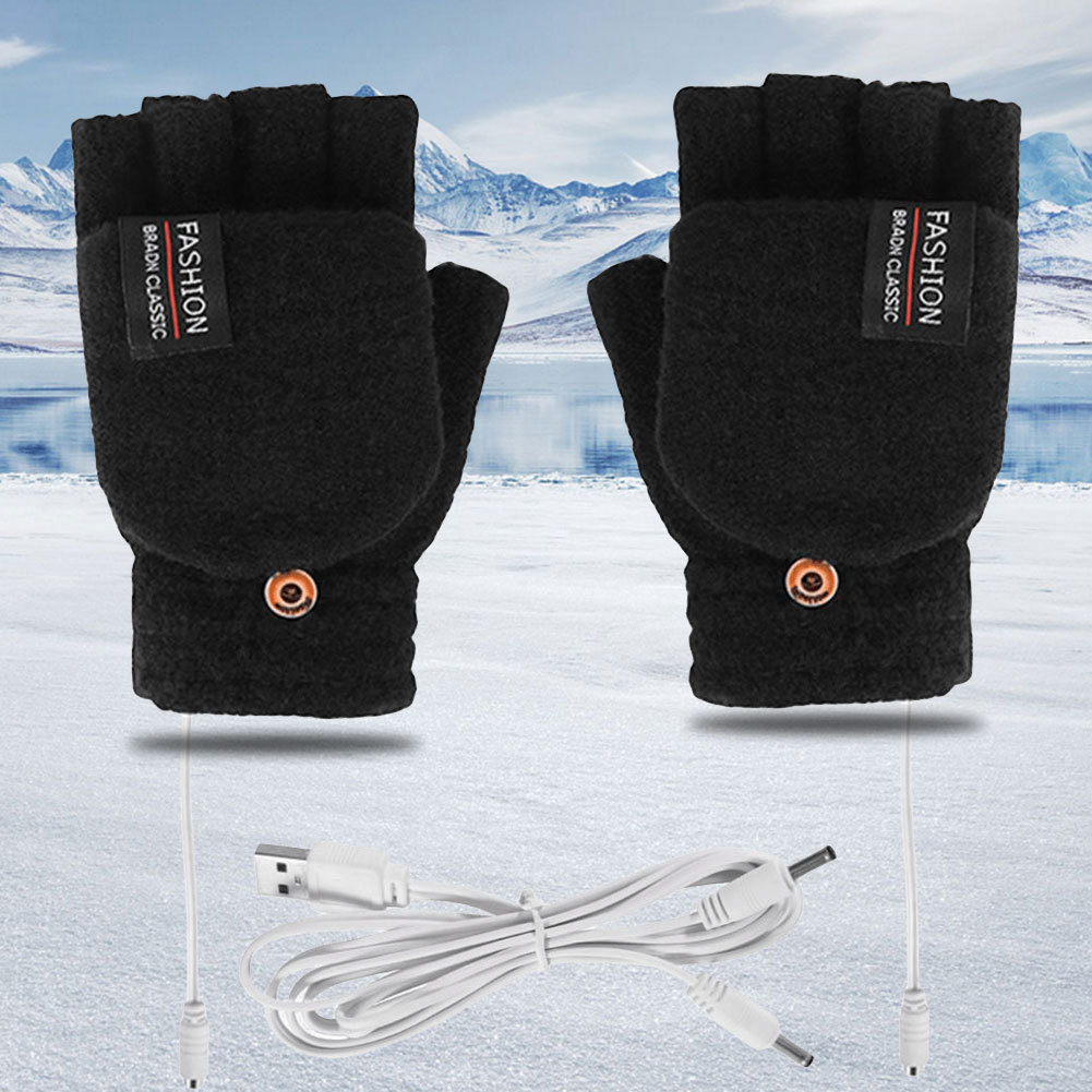 Hand Warmer Electric - 양면 발열 장갑, 세탁 가능, 충전식,