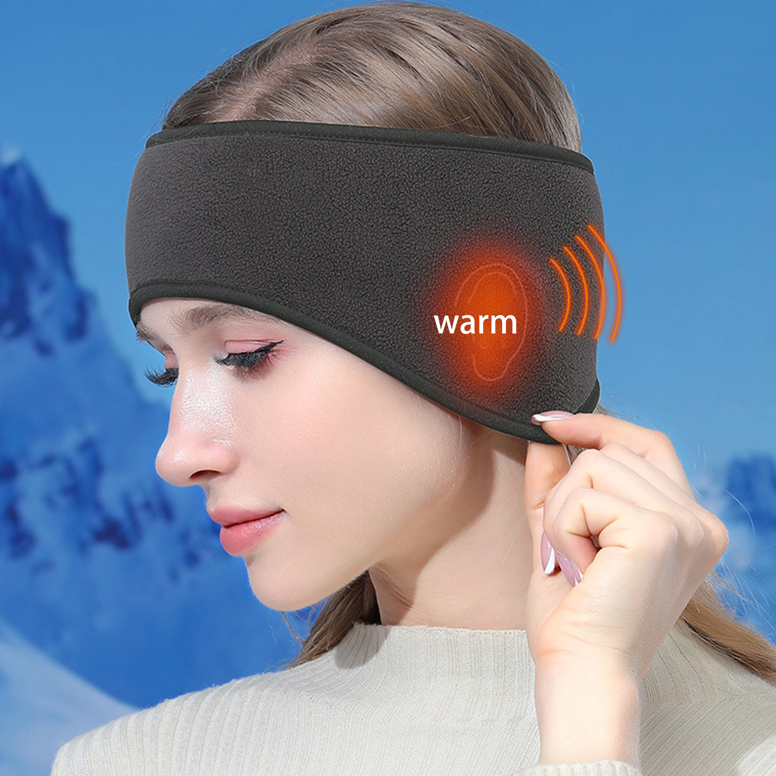 겨울철 자전거 타기용 귀마개 헤드밴드, 보온성 있는 플 - Fleece Ear Warmer Band 리뷰 및 가격