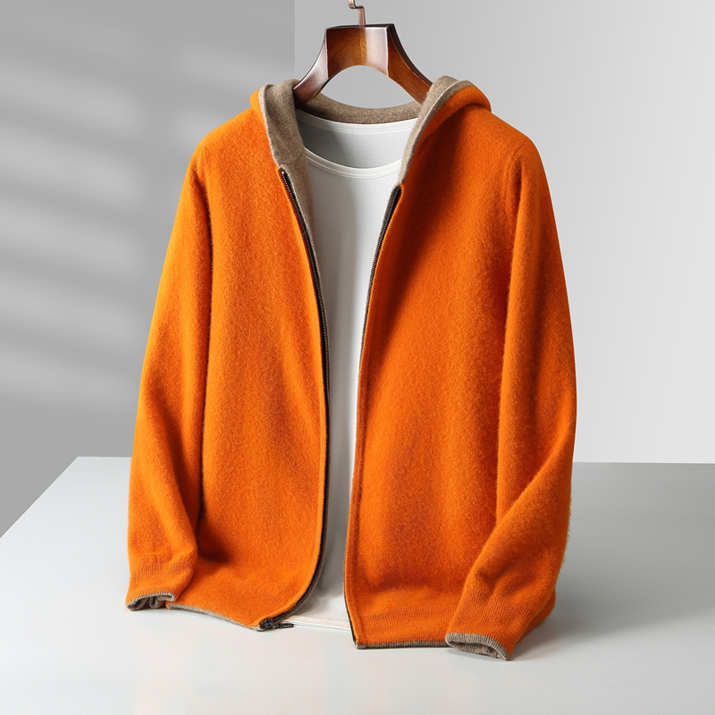 가을과 겨울 신상 남성용 양면 착용 패딩 캐시미어 후드 - Wool Coat Peacoat 리뷰 및 가격