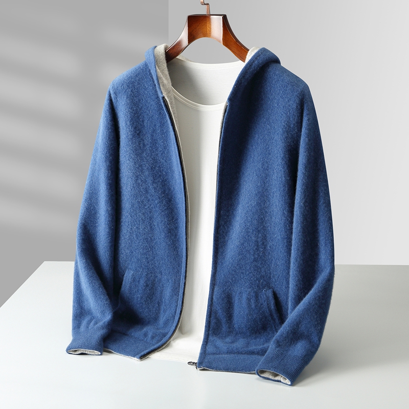 가을과 겨울 신상 남성용 양면 착용 패딩 캐시미어 후드 - Wool Coat Peacoat 리뷰 및 가격