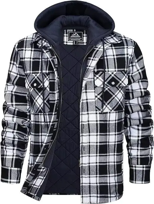 2026년 남성용 플란넬 셔츠형 재킷, 탈부착 가능한  - Flannel Shirt Lined 리뷰 및 가격